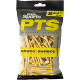 Pride Sports PTS Bamboo Wood Tees- 2 3/4"- 100 Count