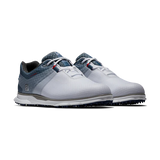 FootJoy Men's Pro SL Sports Golf Shoes- White/Blue Fog