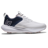 FootJoy Women's Qualifier Golf Shoes- White/Navy/Pink