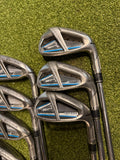 TaylorMade SIM Max OS 4-PW Iron Set, KBS Max Regular Flex, RH