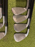 Nike Victory Red Cavity Back 5-AW Iron Set, Stock Graphite Senior Flex, RH
