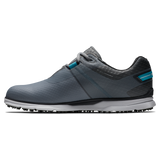 FootJoy Men's Pro SL Sports Golf Shoes- Grey/Reef Blue