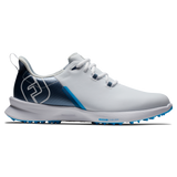 FootJoy Men's Fuel Sport Golf Shoes- White/Blue