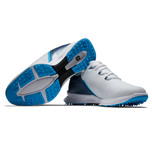 FootJoy Men's Fuel Sport Golf Shoes- White/Blue