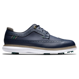 FootJoy Men's Traditions Shield Tips- Navy Golf Shoes