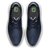 FootJoy Men's Traditions Shield Tips- Navy Golf Shoes