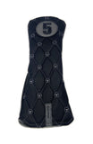 TaylorMade Patterned Black Headcovers